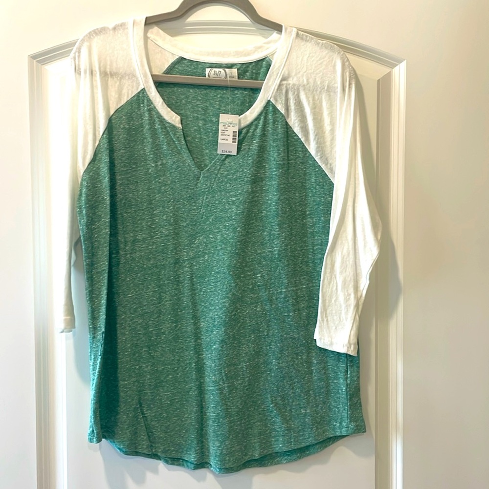 24/7 baseball tee